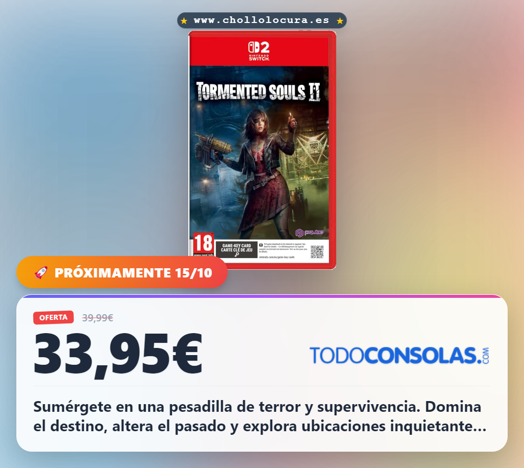 Aprovecha Tormented Souls II para Nintendo Switch: la experiencia de terror y supervivencia definitiva