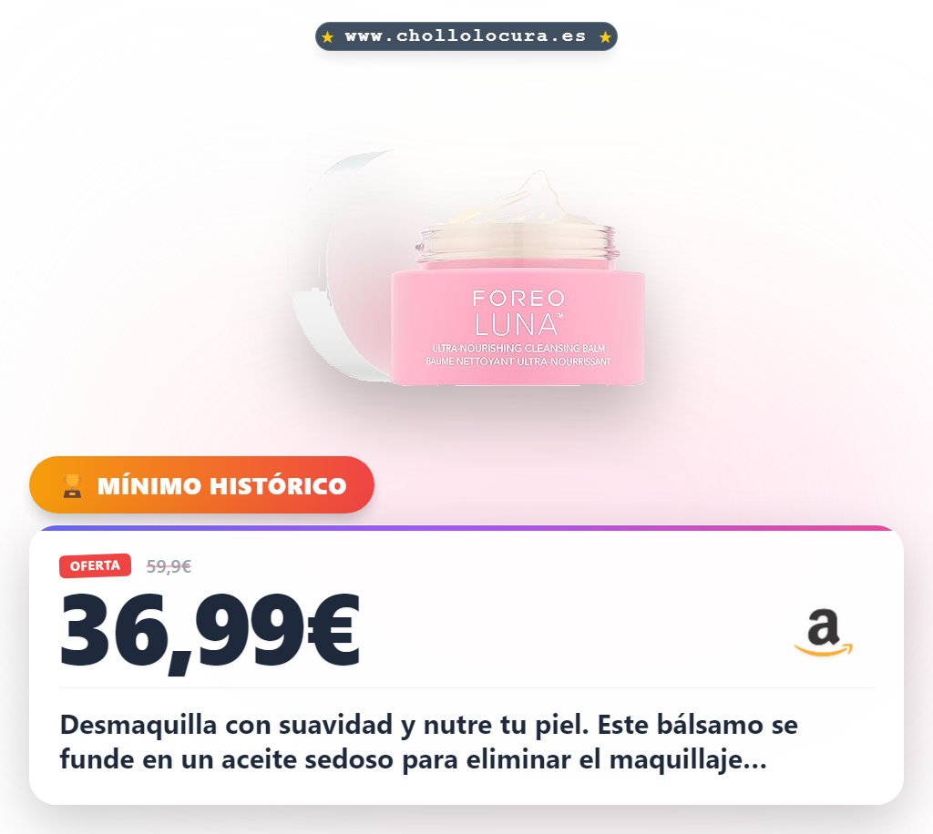 Aprovecha el bálsamo desmaquillante ultranutritivo FOREO LUNA para una limpieza facial suave y vegana
