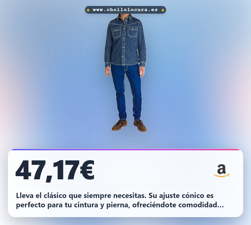 Lleva el clásico que siempre necesitas. Su ajuste cónico es perfecto para tu cintura y pierna, ofreciéndote comodidad total en cada movimiento. Hechos con 99% algodón, te garantizamos un confort duradero para todos tus días. Un estilo versátil que se adapta a ti.
