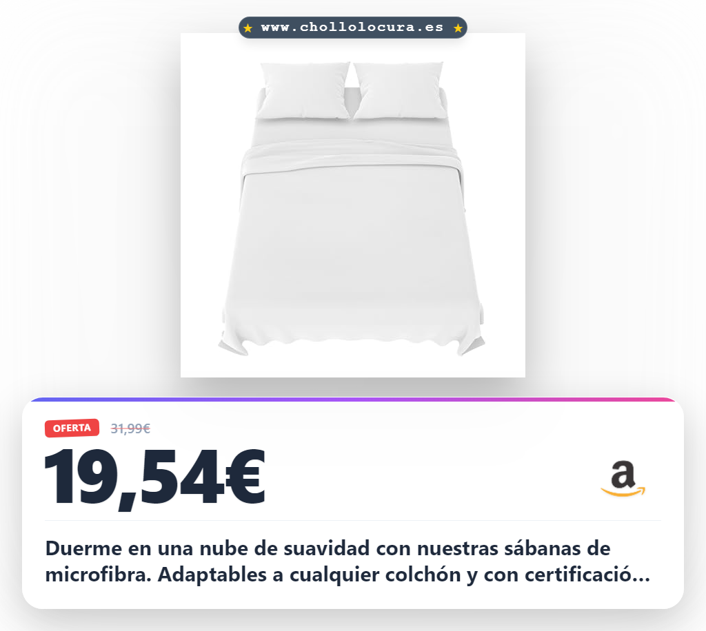 Aprovecha este juego de sábanas Dreamzie 160x200 cm con microfibra para un descanso total
