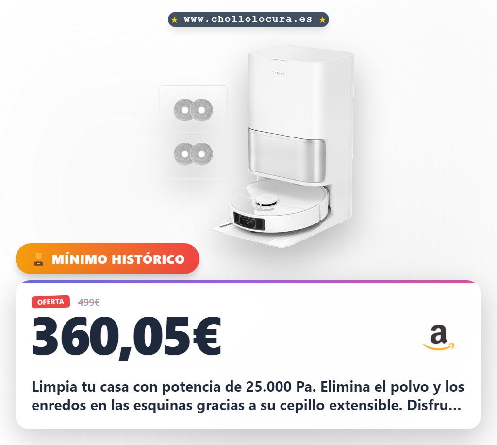 Aprovecha el robot aspirador L10s Ultra Gen 3 con succión de 25000Pa y autolimpieza en oferta