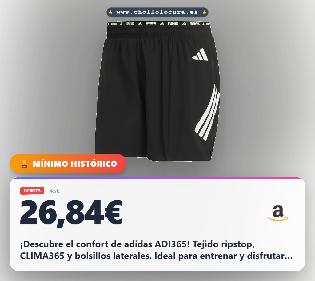 adidas Uomo ADI365 Running Formotion Iconic 2in1 Shorts, Black, XS