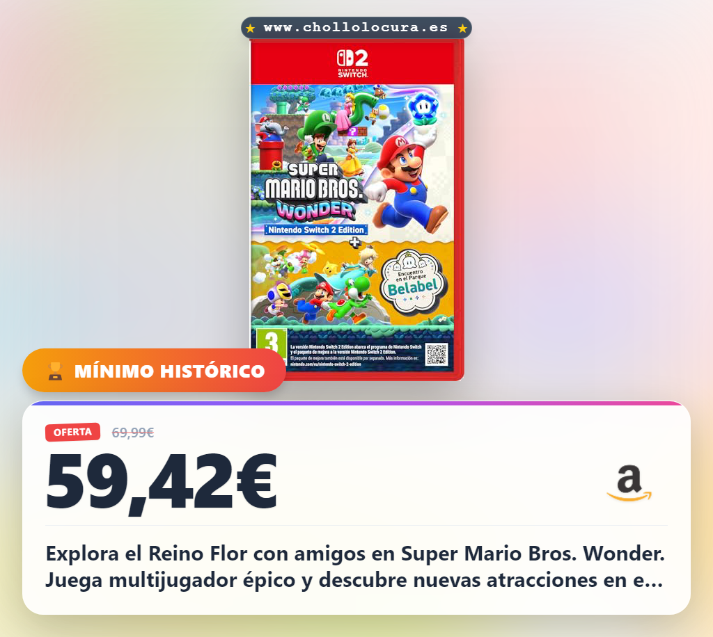 Aprovecha Super Mario Bros Wonder Nintendo Switch 2: aventura multijugador épica y descubre el Reino Flor
