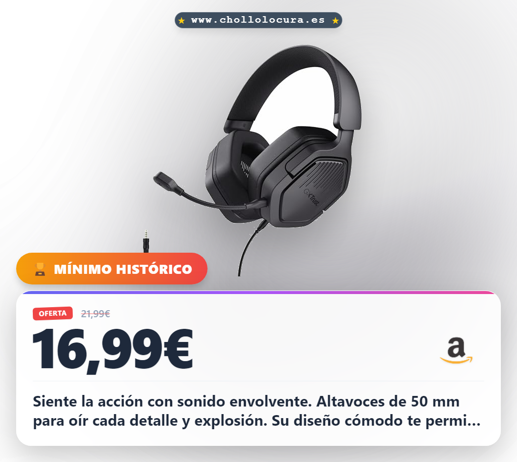 Consigue los auriculares gaming Ravox con sonido 50mm para PS5 PC y Switch al mejor precio