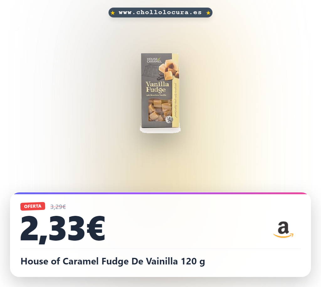 House of Caramel Fudge De Vainilla 120 g