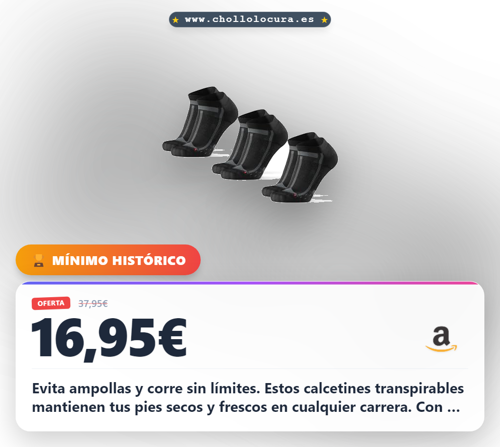 Logra correr sin molestias: Calcetines Danish Endurance antiampollas, transpirables y cómodos en oferta histórica
