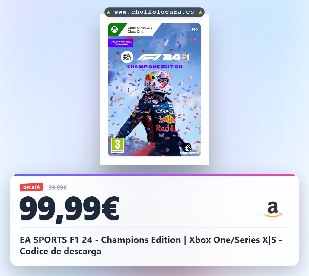 EA SPORTS F1 24 - Champions Edition | Xbox One/Series X|S - Codice de descarga