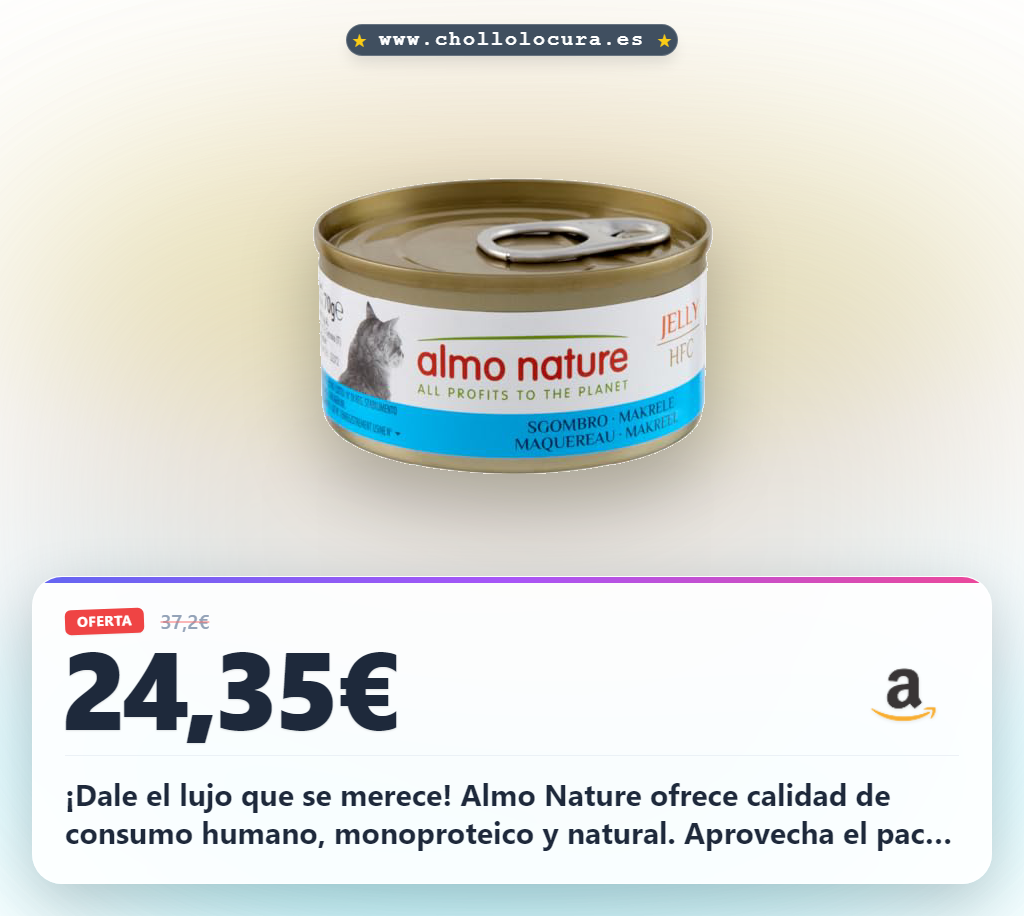 Encuentra Almo Nature HFC Jelly Comida Húmeda Monoproteica para Gatos Adultos Caballa, Pack 24 al mejor precio.