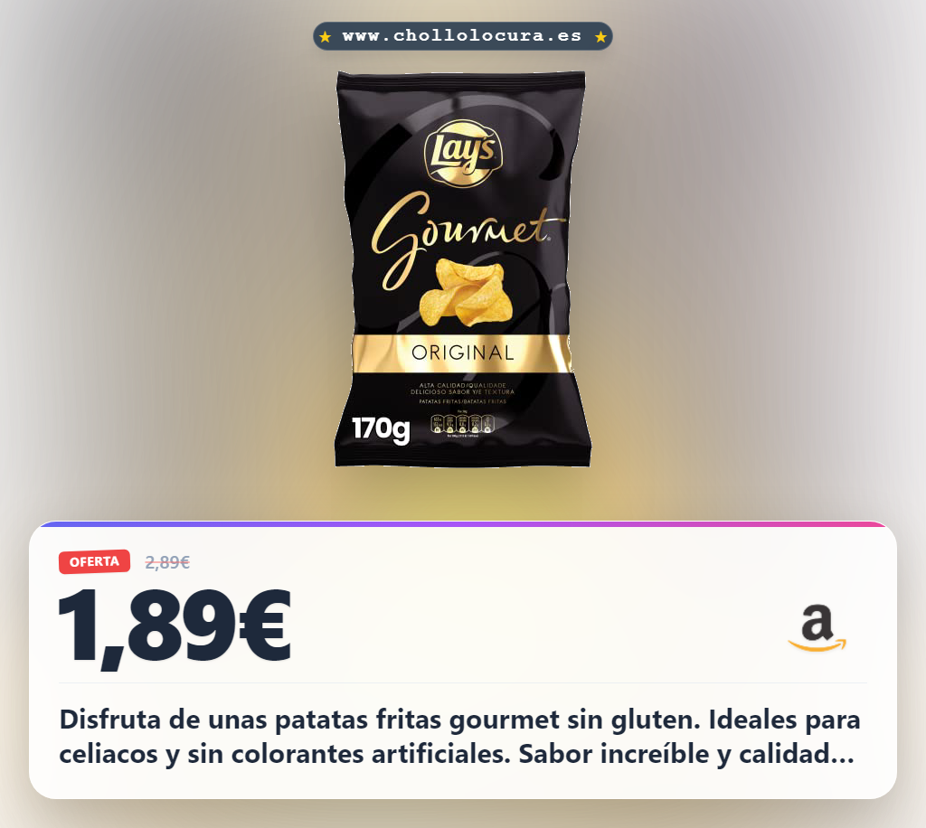 Aprovecha las patatas fritas sin gluten gourmet para celiacos en oferta histórica y con atmósfera protectora