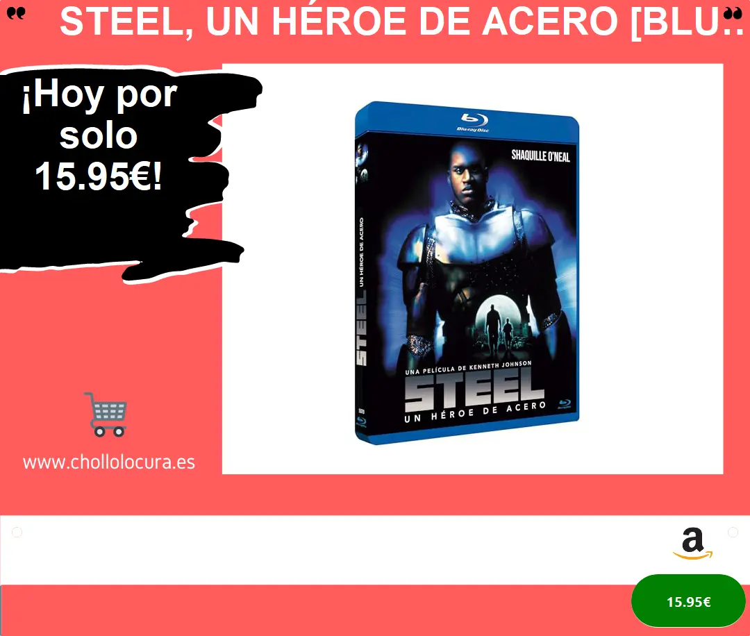 Steel, el Héroe de Acero en Blu-Ray (1997)