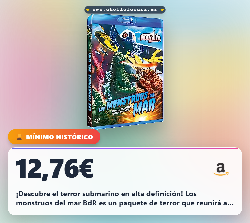 Oferta de cine japonés: Los monstruos del mar en Blu-ray