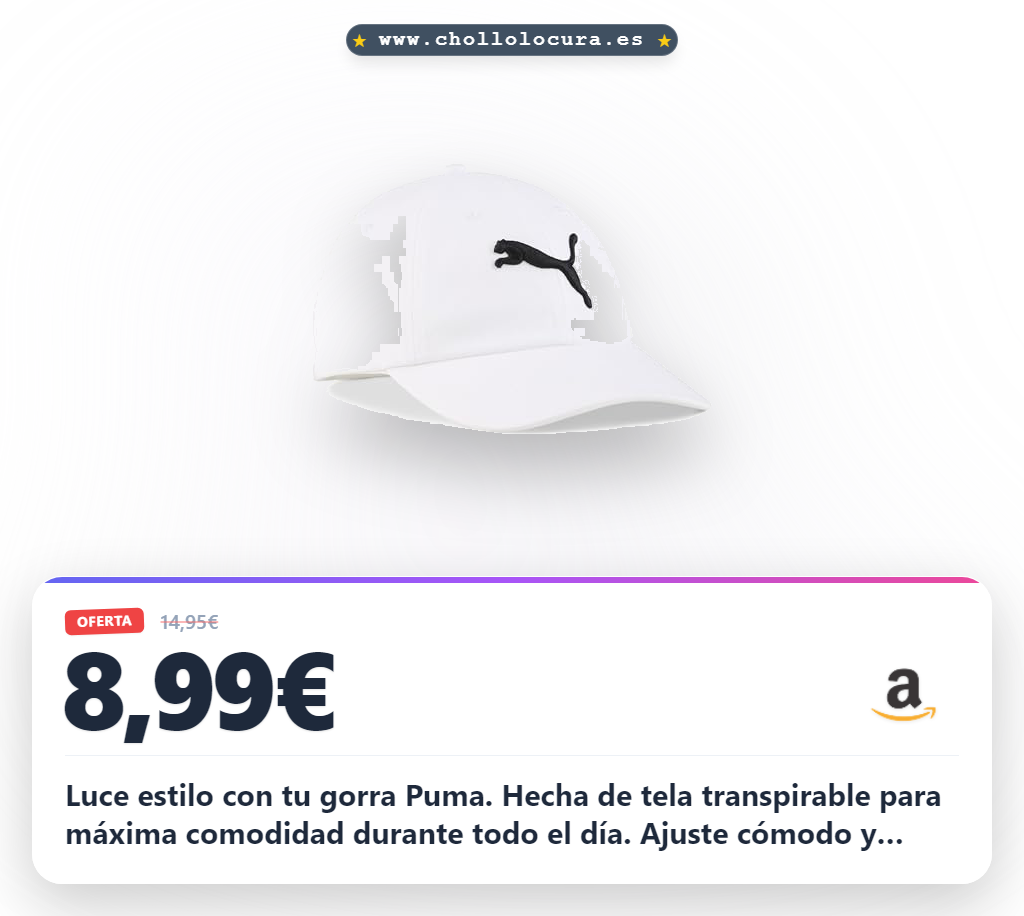 Aprovecha este sombrero deportivo Puma ESS Cat BB para un estilo diario y máxima comodidad