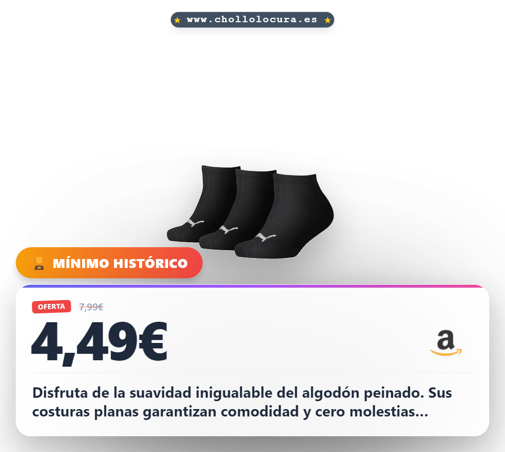 Consigue la camiseta PUMA KIDS INVISIBLE 3P de algodón peinado a precio de chollo. Suavidad y comodidad total.