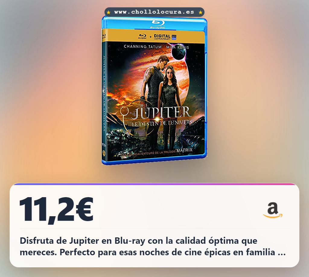 Disfruta Jupiter Le destin de l'Univers en Blu-ray para ver con amigos y toda la familia de calidad óptima