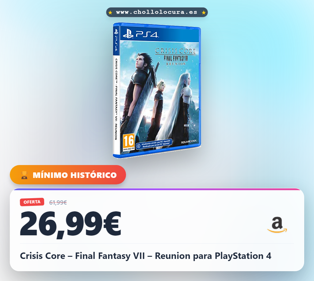 Crisis Core – Final Fantasy VII – Reunion para PlayStation 4