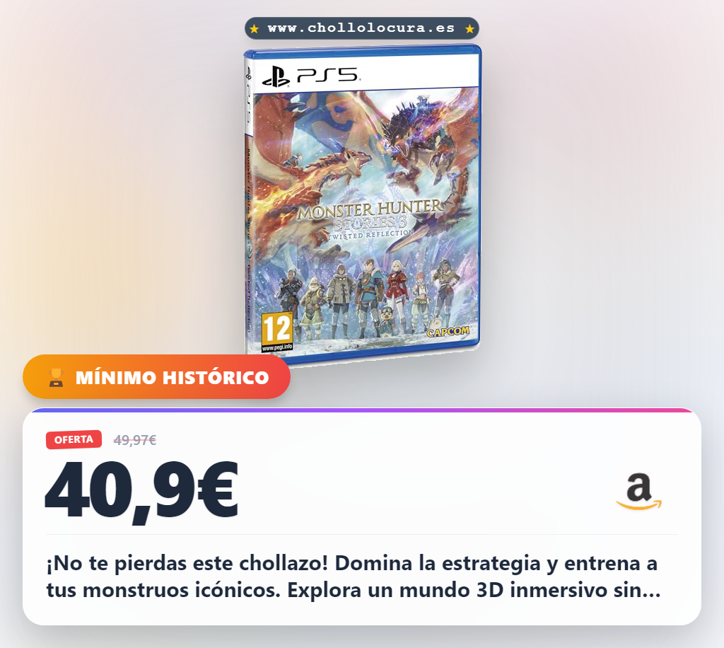 Obtén Monster Hunter Stories 3 PS5: ¡El imperdible chollazo de lucha estratégica y mundos 3D!
