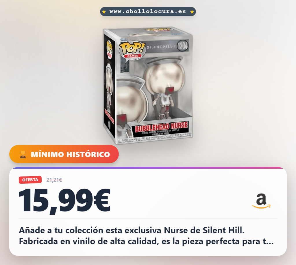Llévate esta pieza exclusiva: Funko Pop! Nurse de Silent Hill, figura de vinilo coleccionable en oferta.
