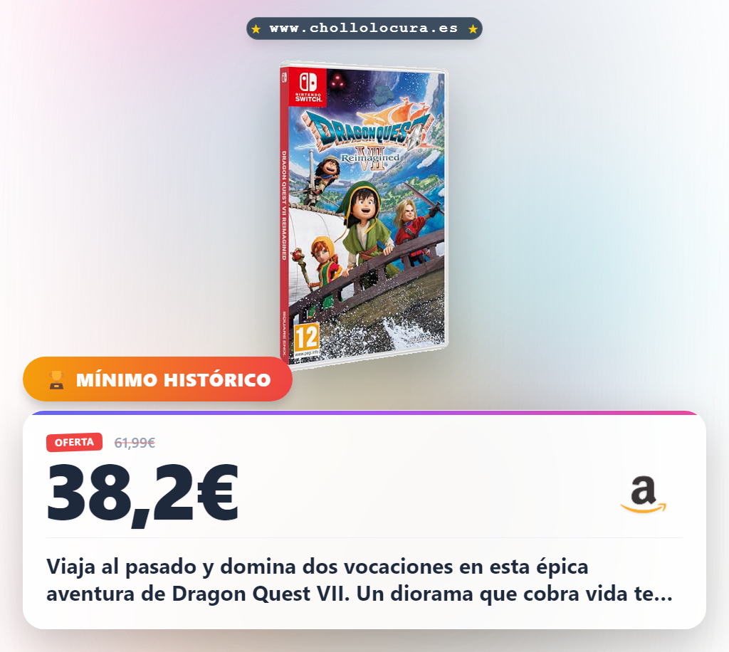 Viaja al pasado y domina dos vocaciones en esta épica aventura de Dragon Quest VII. Un diorama que cobra vida te transporta a una historia entrañable con una narrativa simplificada. ¡Desvela secretos y sube de nivel con el pluriempleo!