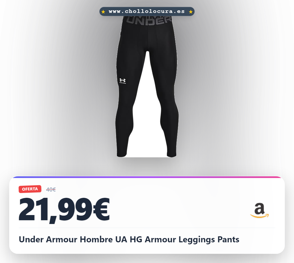 Under Armour Hombre UA HG Armour Leggings Pants