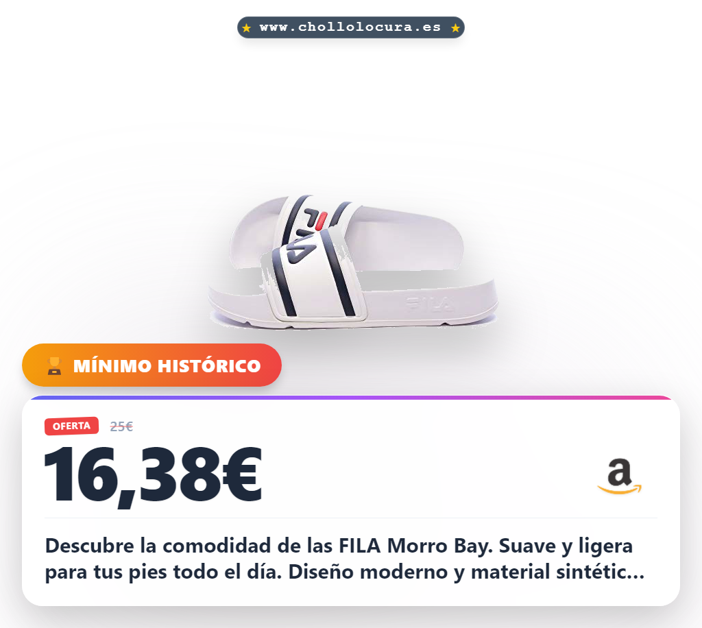 Consigue sandalias FILA Morro Bay 2.0 para mujer en oferta al mejor precio