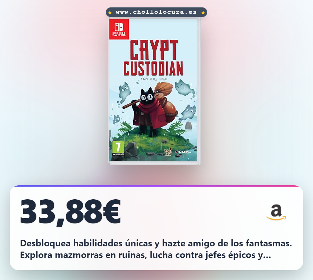 Aprovecha Crypt Custodian en Nintendo Switch: descubre fantasmas y desbloquea habilidades épicas en el más allá