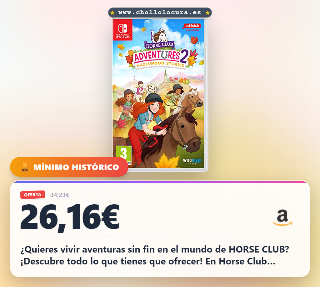 ¿Descubre el mundo de aventuras de HORSE CLUB en Nintendo Switch? ¡Vive nuevas emociones y misiones en Hazelwood!