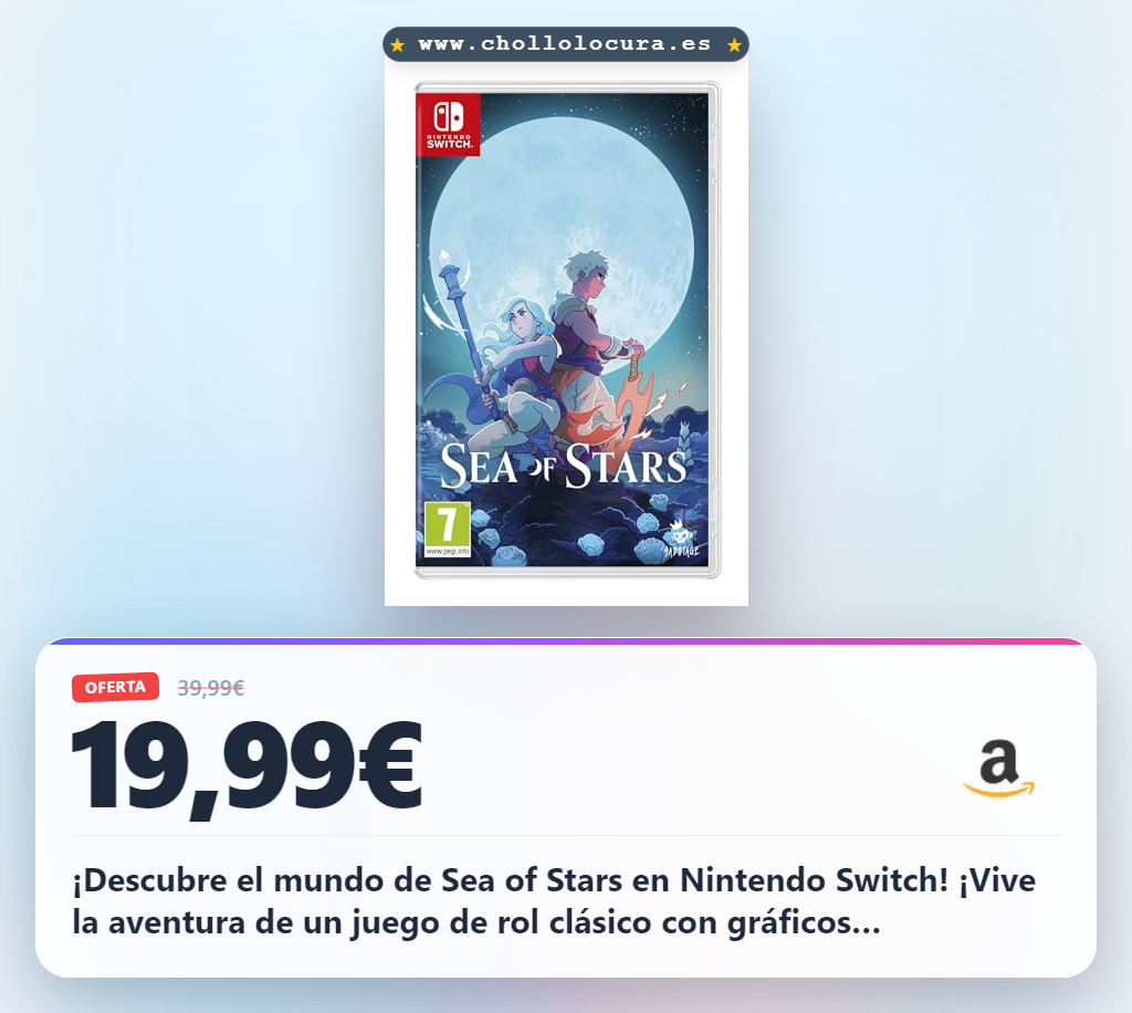 Oferta Especial: Sea of Stars para Switch Nintendo al Mejor Precio