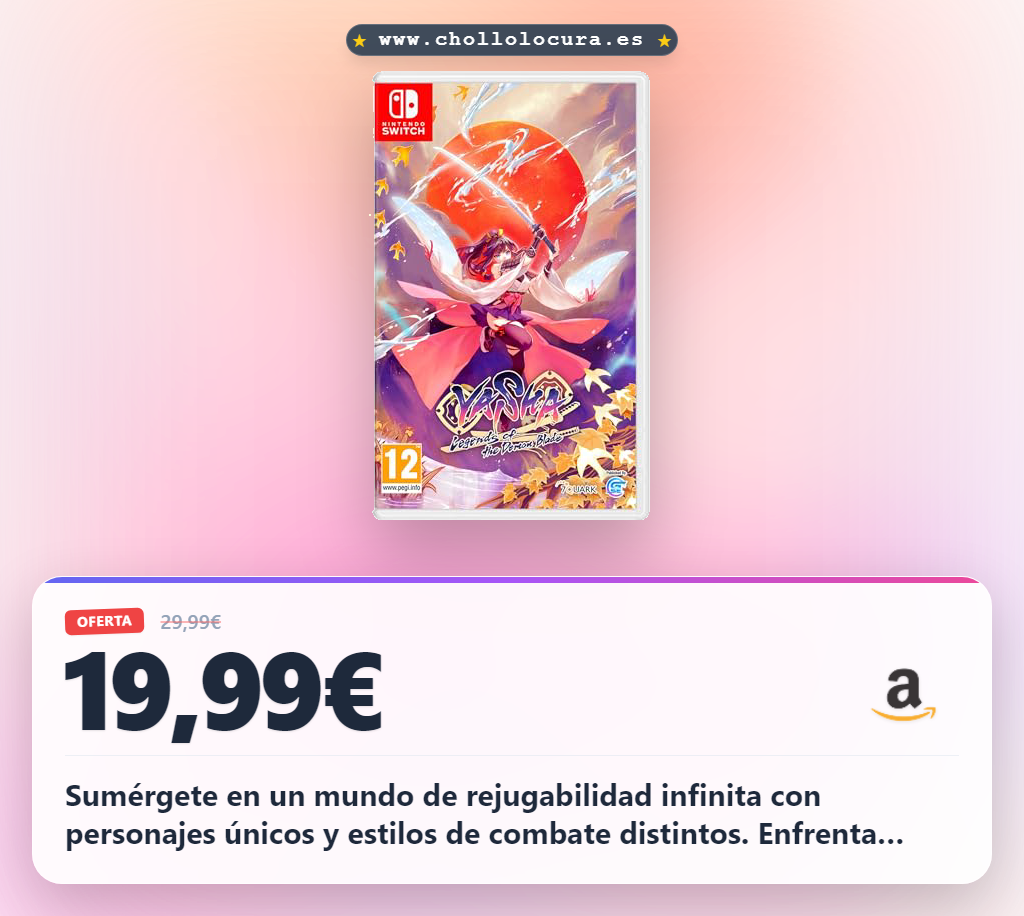 Disfruta de Yasha Legends of the Demon Blade en Switch con rejugabilidad y combate épico al mejor precio