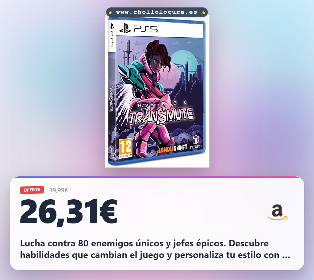 Aprovecha Rebel Transmute PS5: Lucha contra 80 enemigos y personaliza tu estilo con 48 mejoras