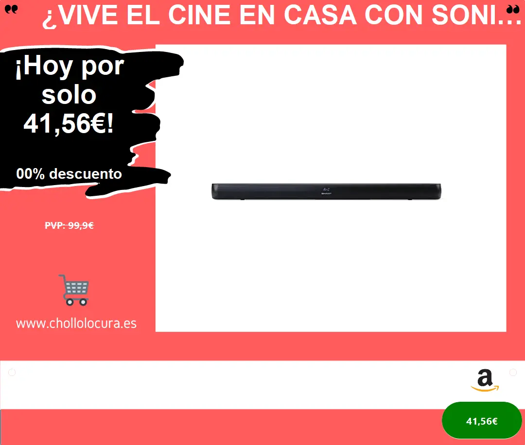 ¿Vive el cine en casa con sonido inmersivo? Descubre la Sharp HT-SB147, barra de sonido Bluetooth con HDMI ARC/CEC y potencia total de 150W para una experiencia de entretenimiento sin igual!