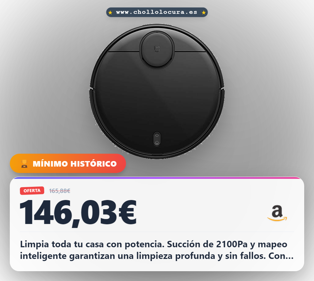 Adquiere la Xiaomi Mi Robot Aspiradora Mop Pro con 2100Pa y mapeo inteligente para una limpieza total y profunda.