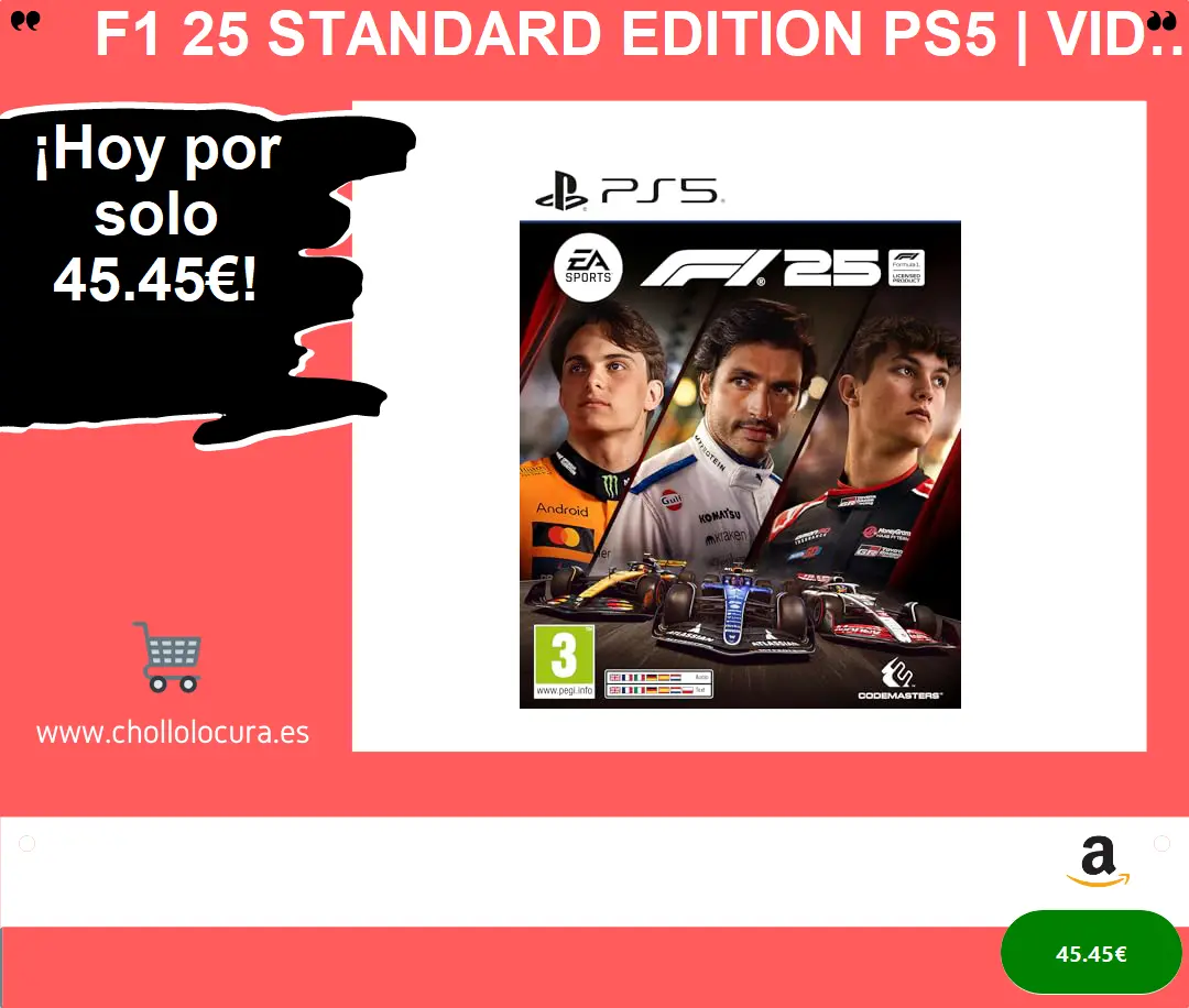 EA SPORTS F1 25 Standard Edition PS5