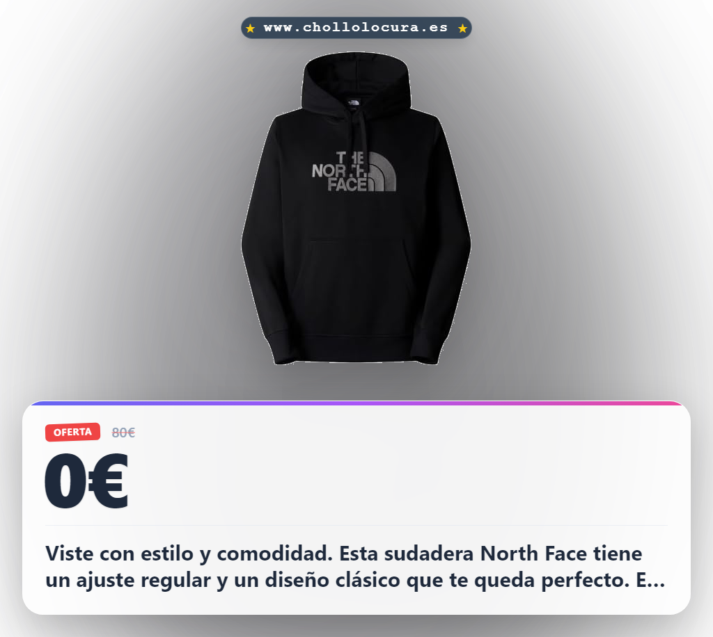 Llévate este The North Face Drew Peak Hoodie Black para hombre con ajuste regular y bordado al mejor precio del año al máximo confort.