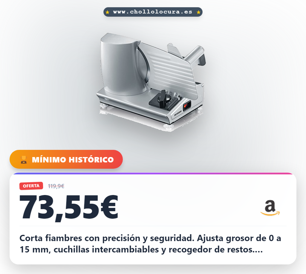 SEVERIN Cortafiambres, loncheador con dos cuchillas de acero inoxidable extraíbles, cortafiambres eléctrico con protector de dedos y recogedor de restos, 180 W, plateado, AS 3915