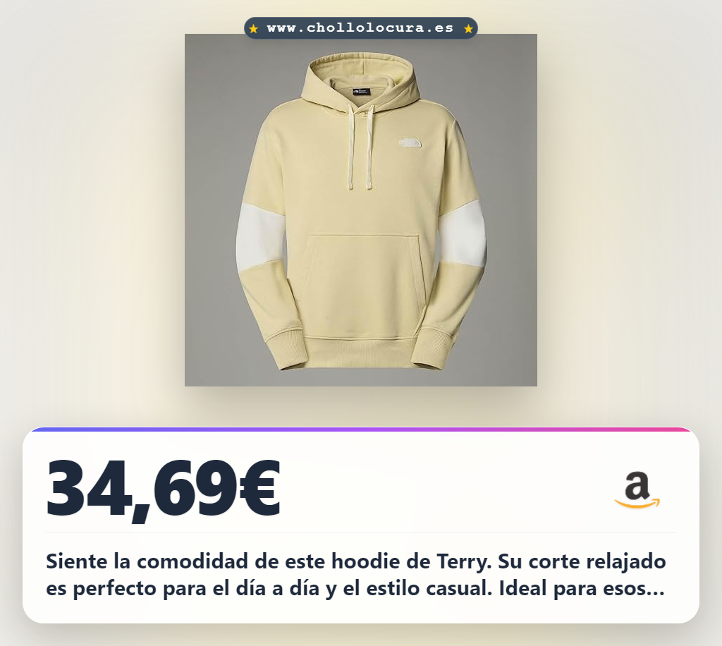 Llévate el hoodie The North Face mujer Terry Relaxed Gravel NF0A8C2D3X4 tamaño XS al mejor precio de oferta histórica en España