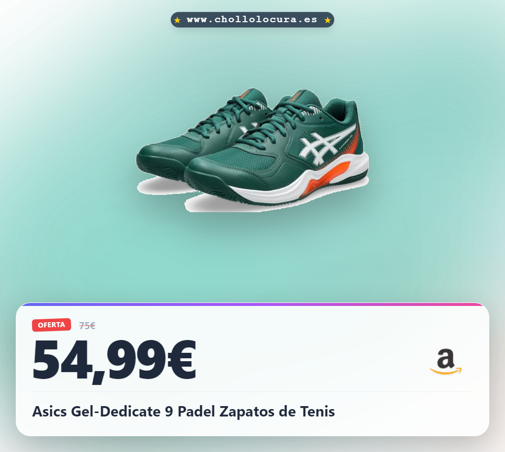 Asics Gel-Dedicate 9 Padel Zapatos de Tenis
