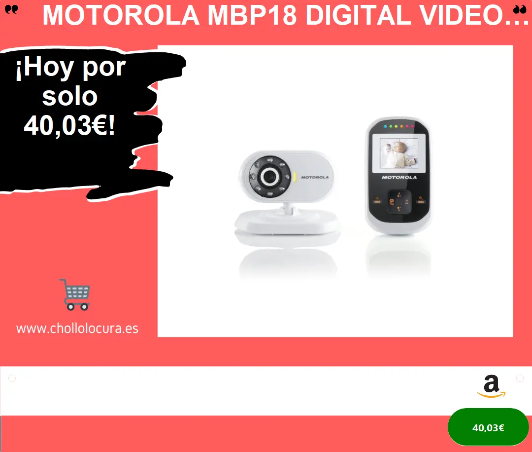 Motorola MBP18 Digital Video Baby Monitor