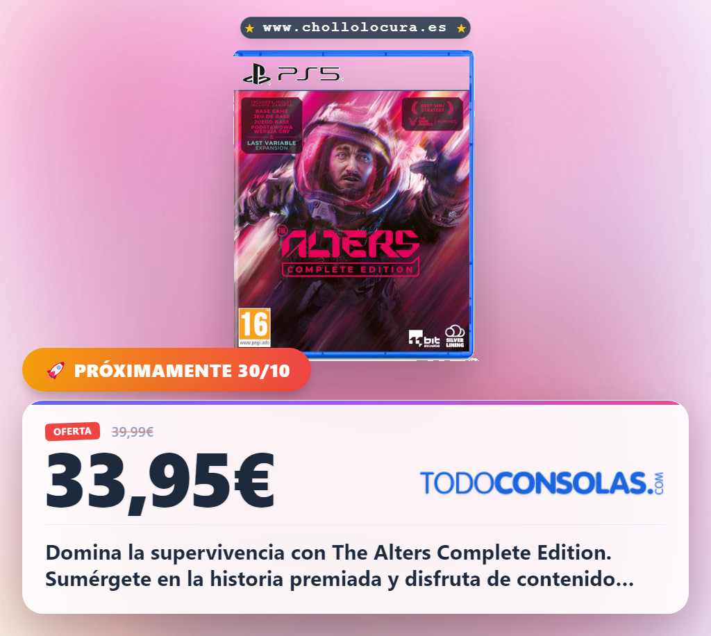 Aprovecha The Alters Complete Edition para PS5 con DLC Last Variable y trajes Deluxe