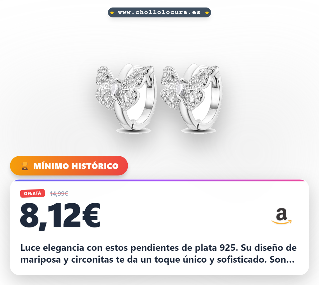 Aprovecha este set de pendientes de aro de plata 925 con circonitas cúbicas para mujer al mejor precio