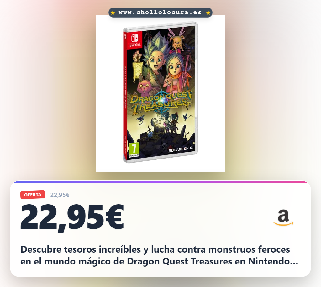 Embárcate en una aventura inolvidable con Dragon Quest Treasures en Nintendo Switch