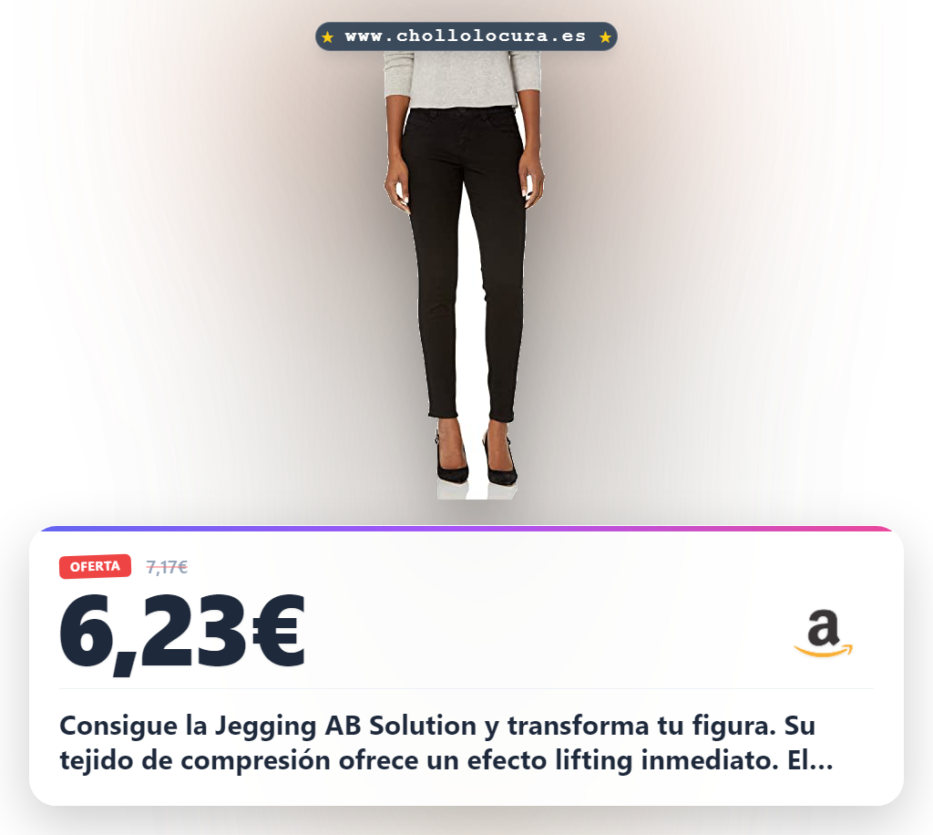 Consigue la Jegging AB Solution de Democracy en negro: modela tu figura con efecto lifting y compresión al mejor precio.