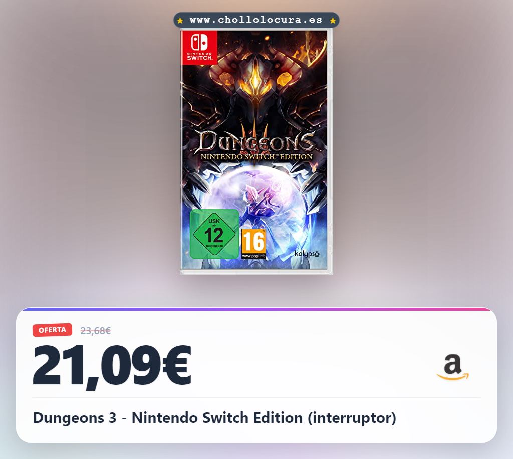 Dungeons 3 - Nintendo Switch Edition (interruptor)