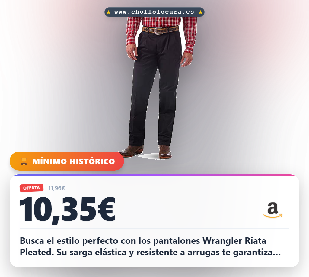 Encuentra pantalones Wrangler Riata de sarga elástica y ajuste relajado en negro al mejor precio.
