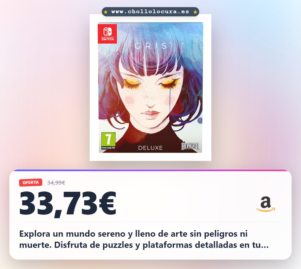 Disfruta de GRIS en Nintendo Switch sin cable y explora un mundo sereno al mejor precio de chollo