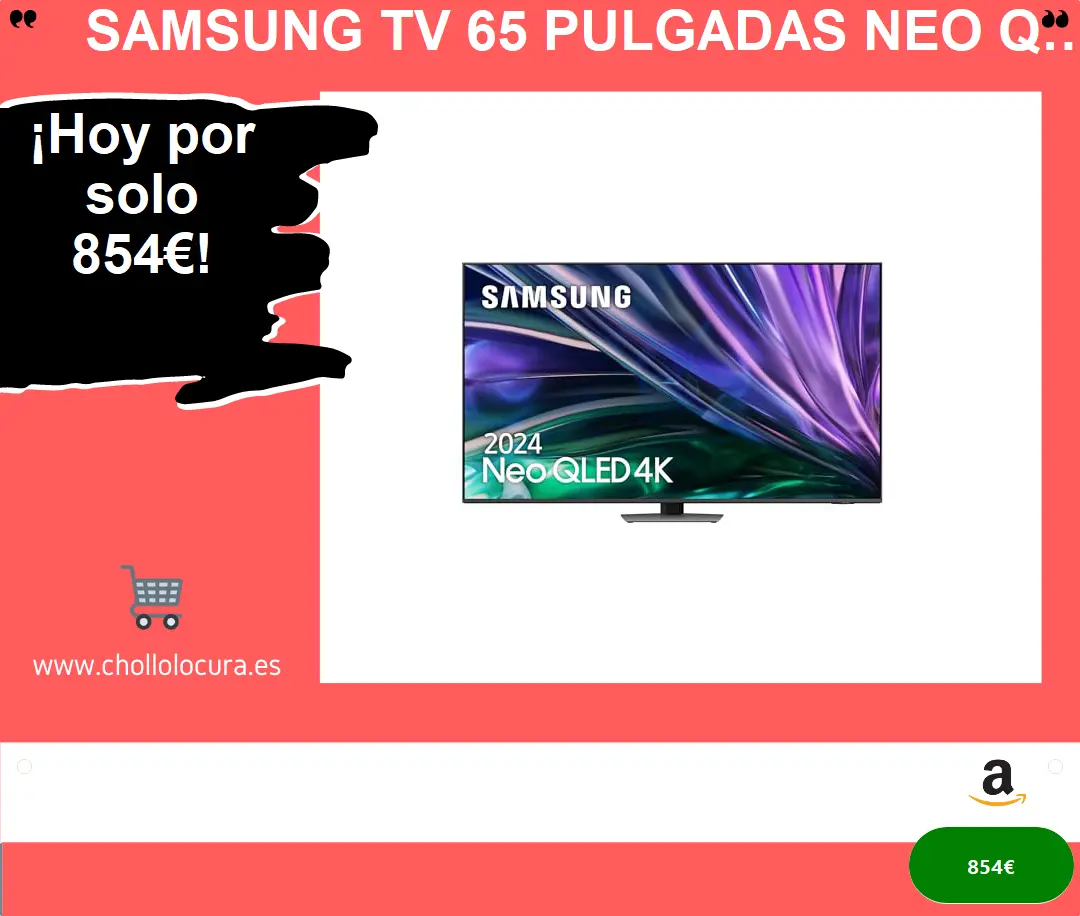 Descubre el Samsung Neo QLED 4K: Imagen y Sonido de Cine con Tecnología Mini LED y Smart TV Exclusivo