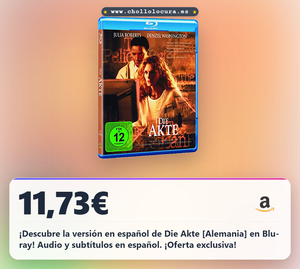 Die Akte [Alemania] [Blu-ray]