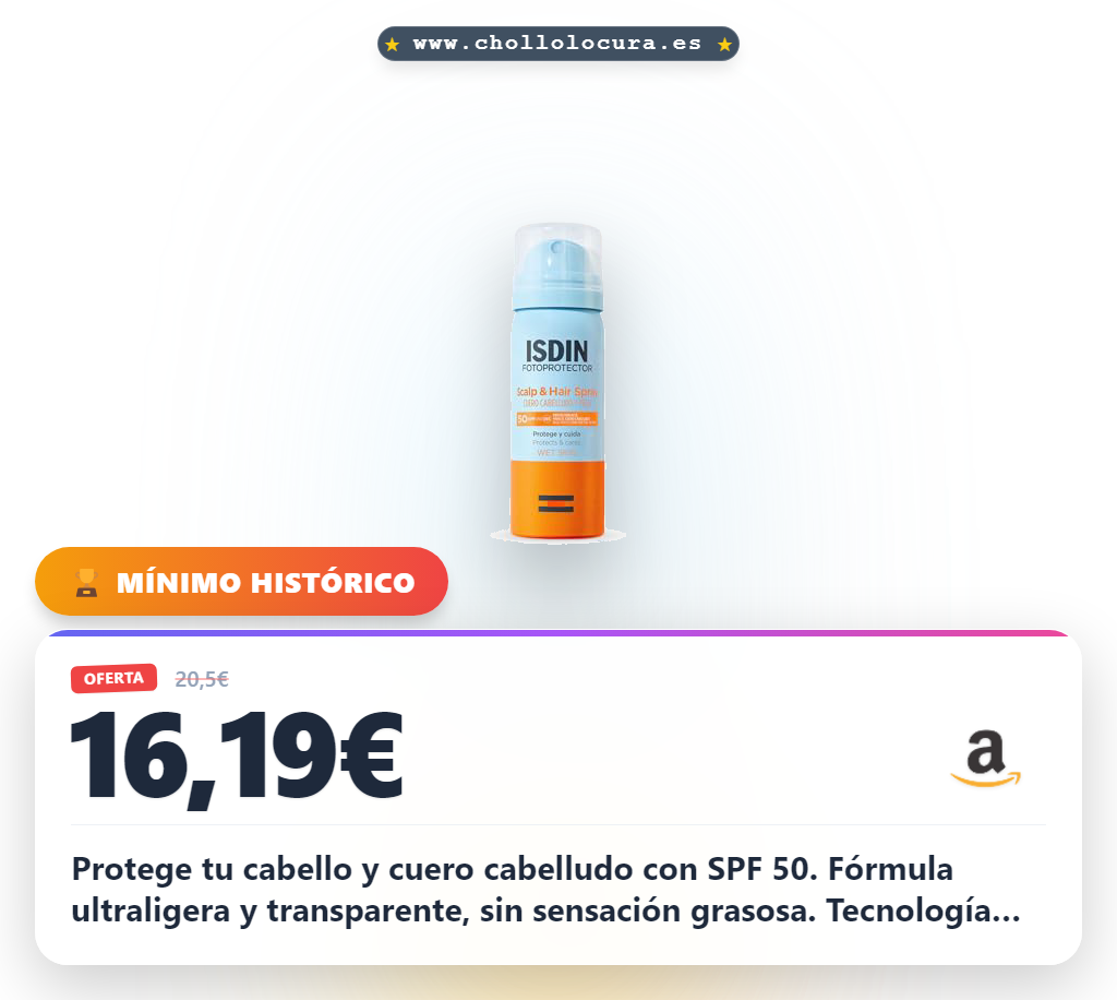 Protege tu cabello y cuero cabelludo con SPF 50. Fórmula ultraligera y transparente, sin sensación grasosa. Tecnología Wet Skin para una aplicación fácil y resistente al sudor. Ideal para pieles sensibles. Disfruta de un cabello brillante y protegido al instante.