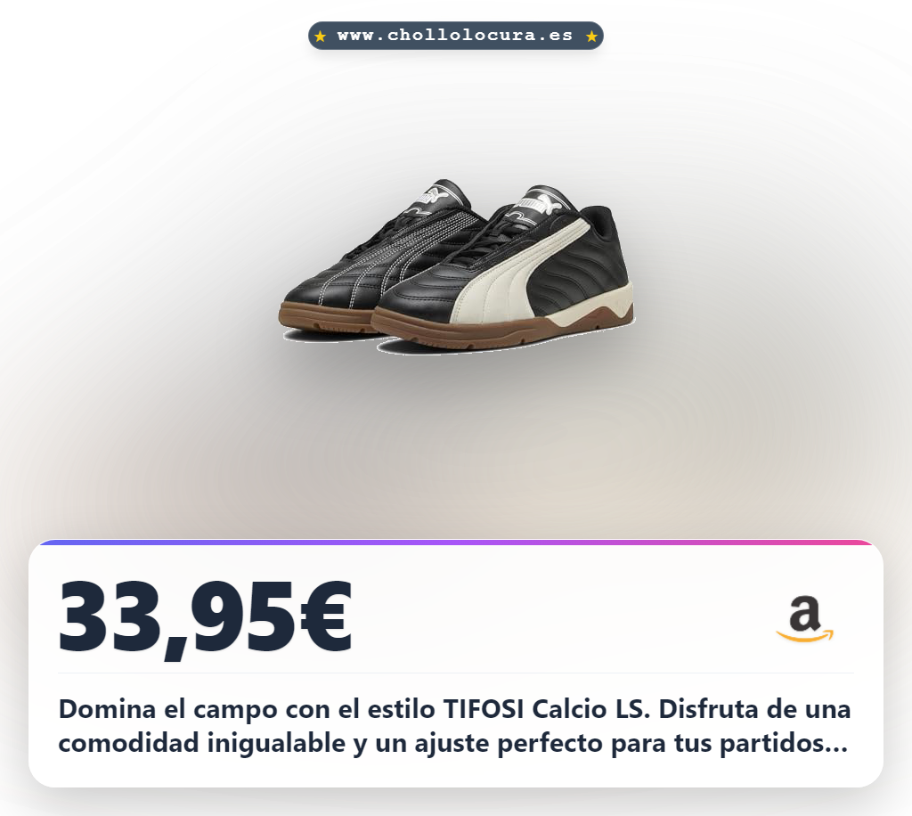 Encuentra los PUMA Tenis TIFOSI Calcio LS Negro-Alpino Snow-Gum. Aprovecha este modelo unisex a precio de chollo