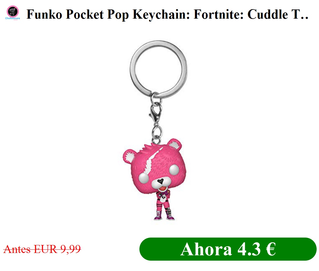 Funko- Pocket Pop Keychain: Fortnite: Cuddle Team Leader ...
