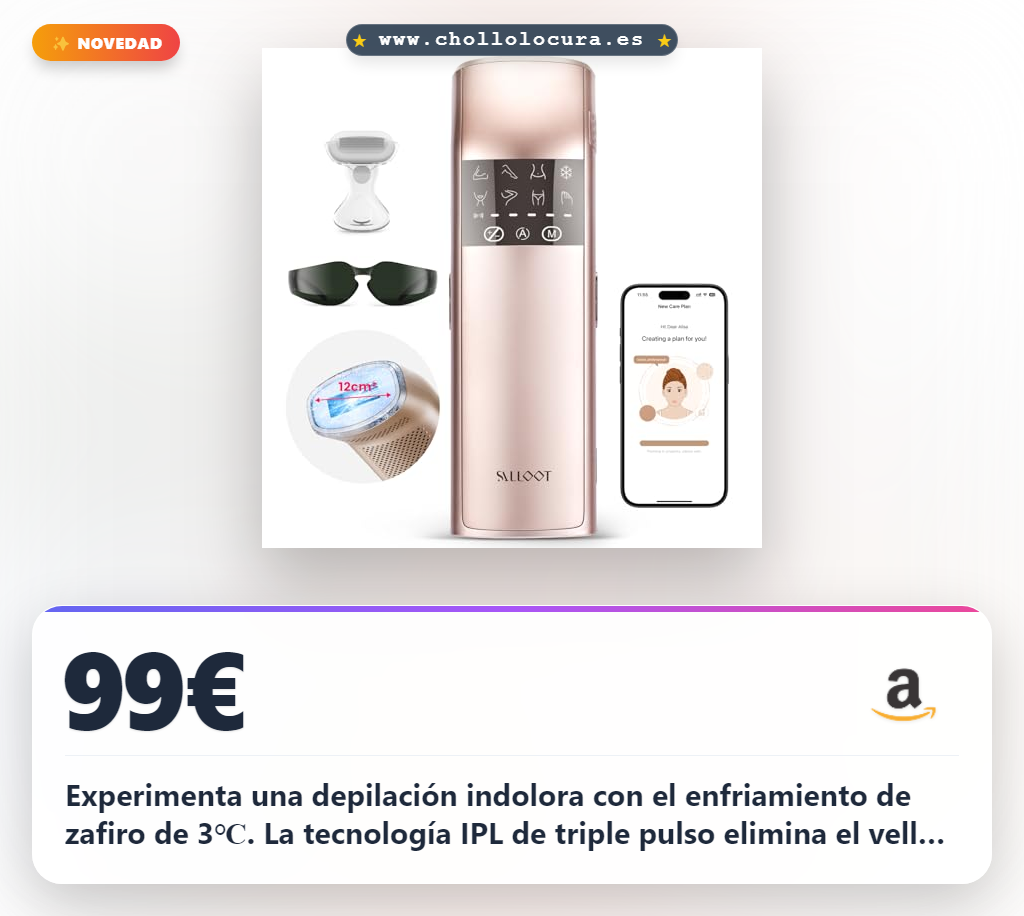 Aprovecha la depiladora láser IPL Trinity iGlow 10 con enfriamiento de zafiro y AI en oferta histórica